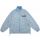 Bandana Print Double-sided Winter Coat