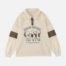Baseball Team Print Sweatshirt
