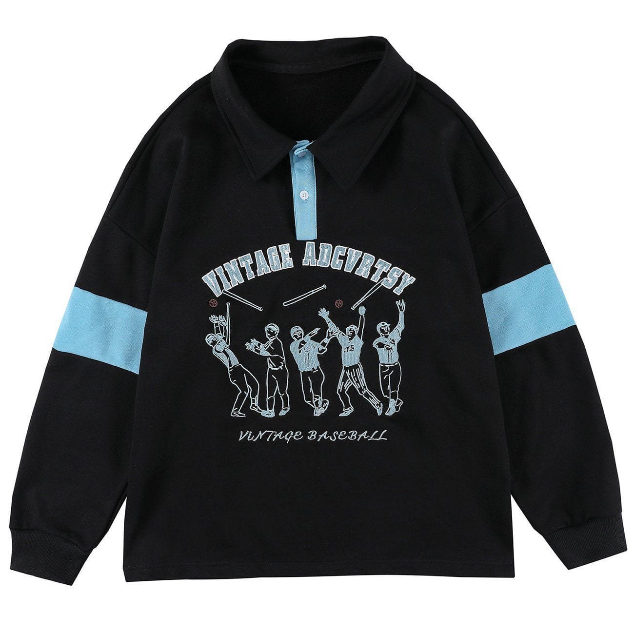 Baseball Team Print Sweatshirt