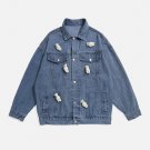Bear Decoration Denim Jacket