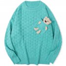 Bear Doll Decoration Knit Sweater