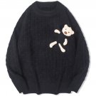 Bear Doll Decoration Knit Sweater