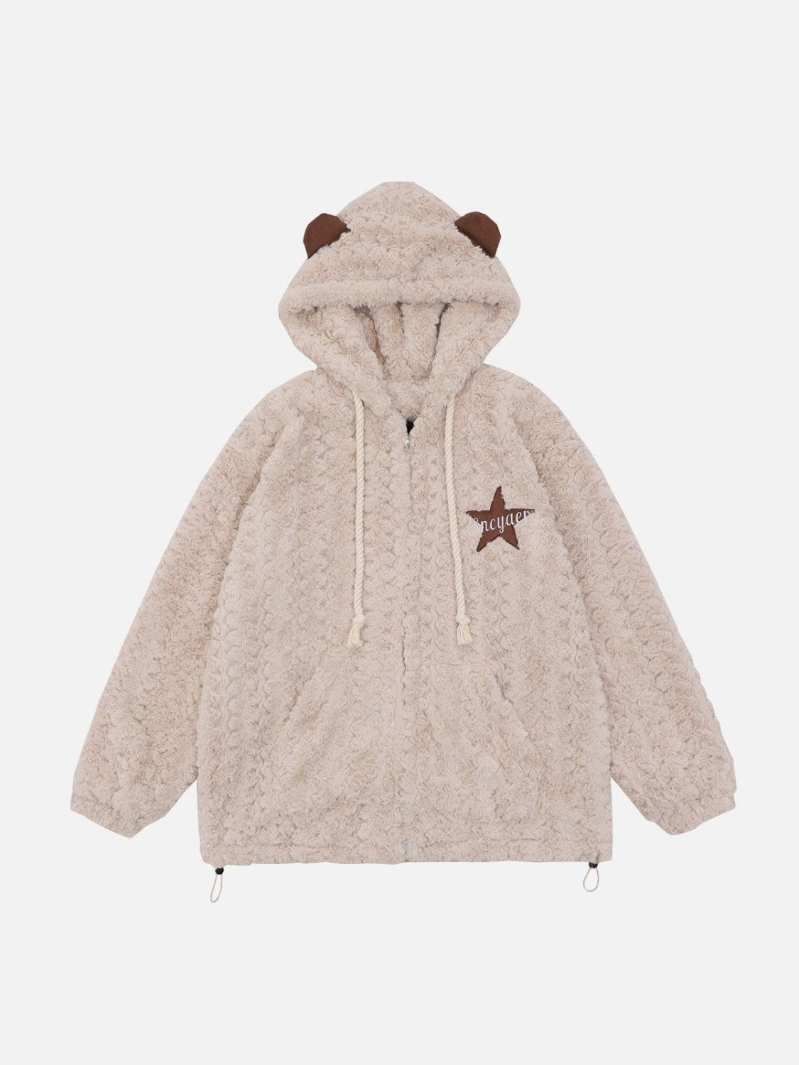 Bear Ear Zip-up Hoodie
