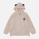 Bear Ear Zip-up Hoodie