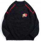 Bear Embroidery Knit Sweater