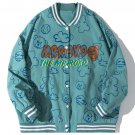 Bear Full Print Varsity Jacket