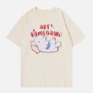 Bear Graphic Flocking Tee
