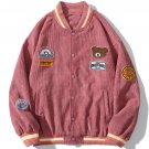 Bear Labeled Embroidery Corduroy Jacket