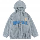 Bear Letter Embroidered Hood Winter Coats