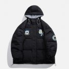Bear Letter Print Winter Coat