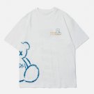 Bear Stick Figure Print Cotton Tee
