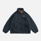 Belt Collarband Winter Coat