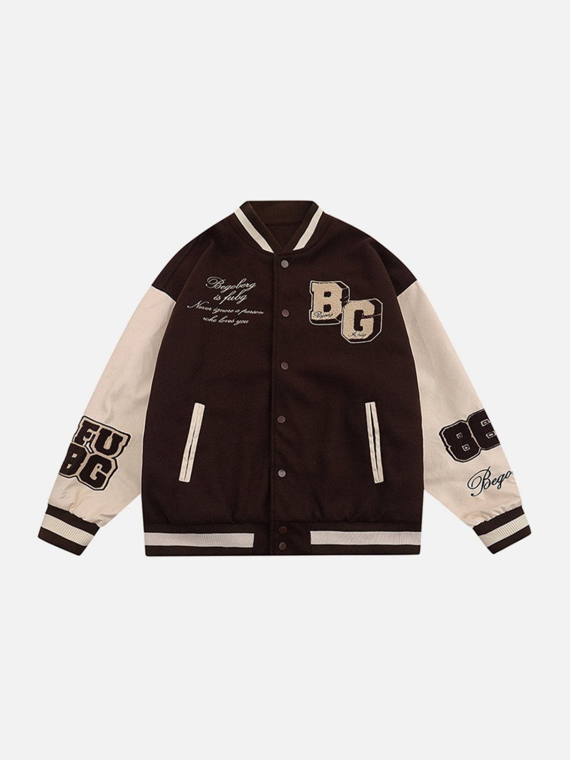 BG Embroidery Varsity Jacket