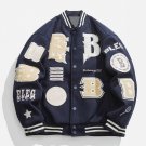 BLEG Embroidery Thicken Varsity Jacket