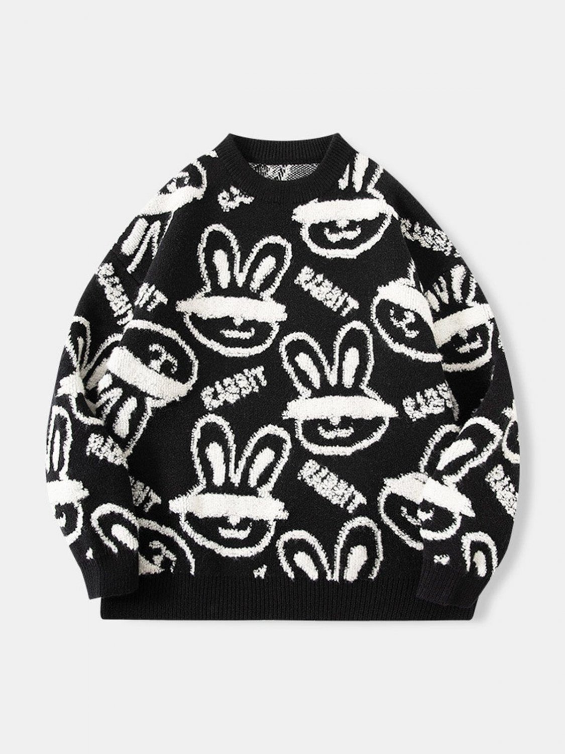 Blindfolded Rabbit Knit Sweater