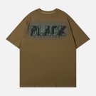 Block Metal Letter Print Tee