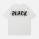 Block Metal Letter Print Tee