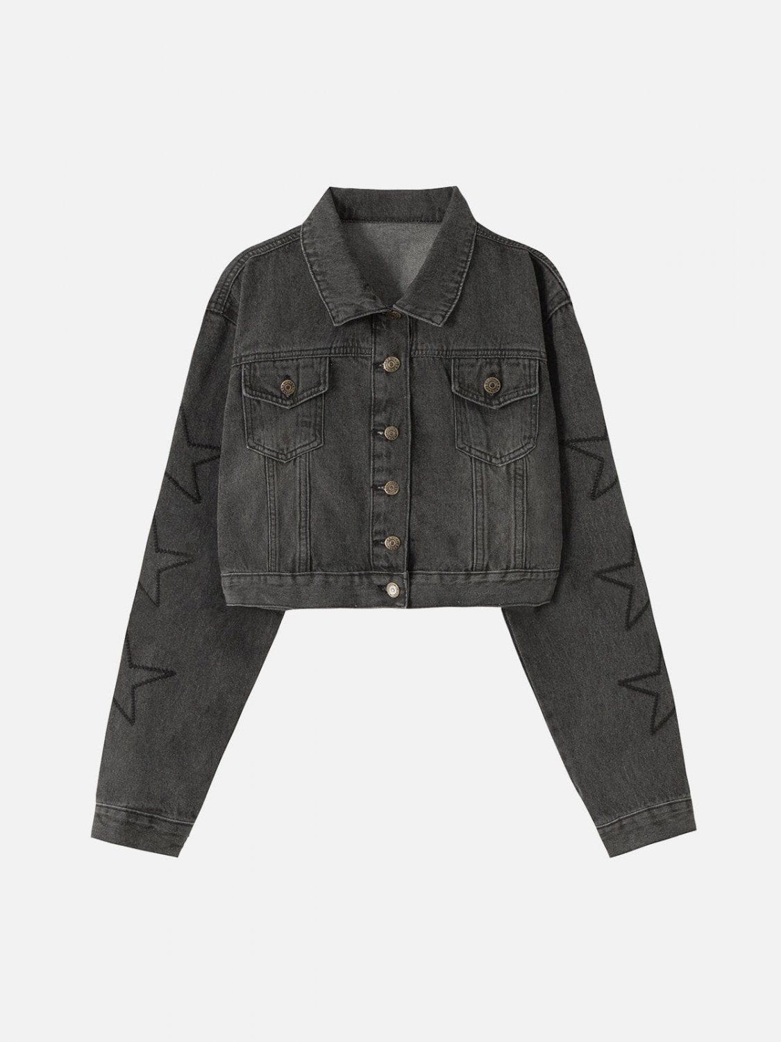 Bloom Crop Denim Jacket