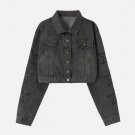 Bloom Crop Denim Jacket