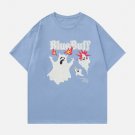 Blue Buff Ghost Print Tee