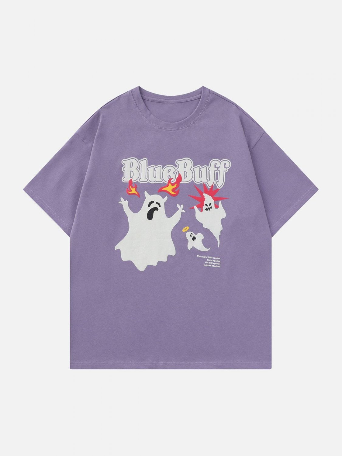 Blue Buff Ghost Print Tee