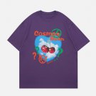 Blue Sky Cherry Print Tee