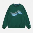 Blurred Letters Print Sweatshirt