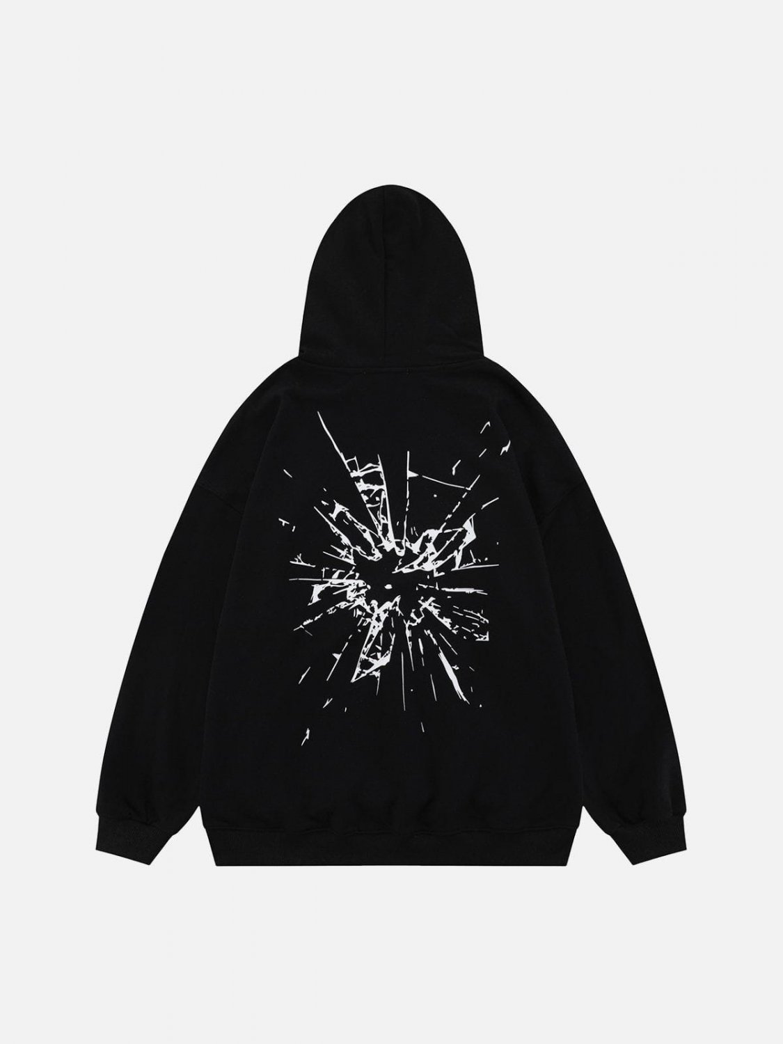 Broken Glass Graphic Hoodie
