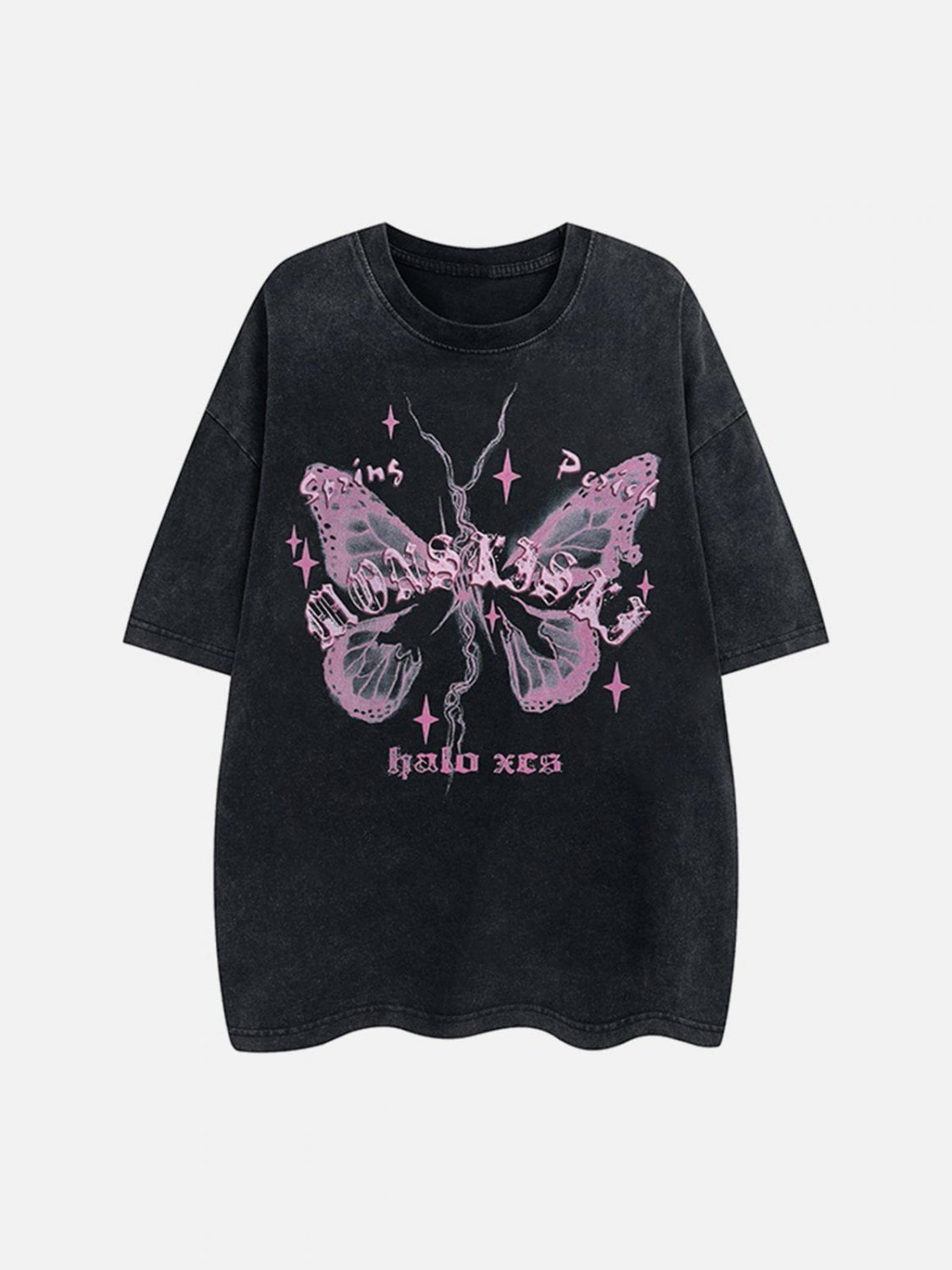 Broken Moth Star Print Tee