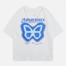Butterfly Embroidery Chain Decoration Tee