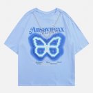Butterfly Embroidery Chain Decoration Tee