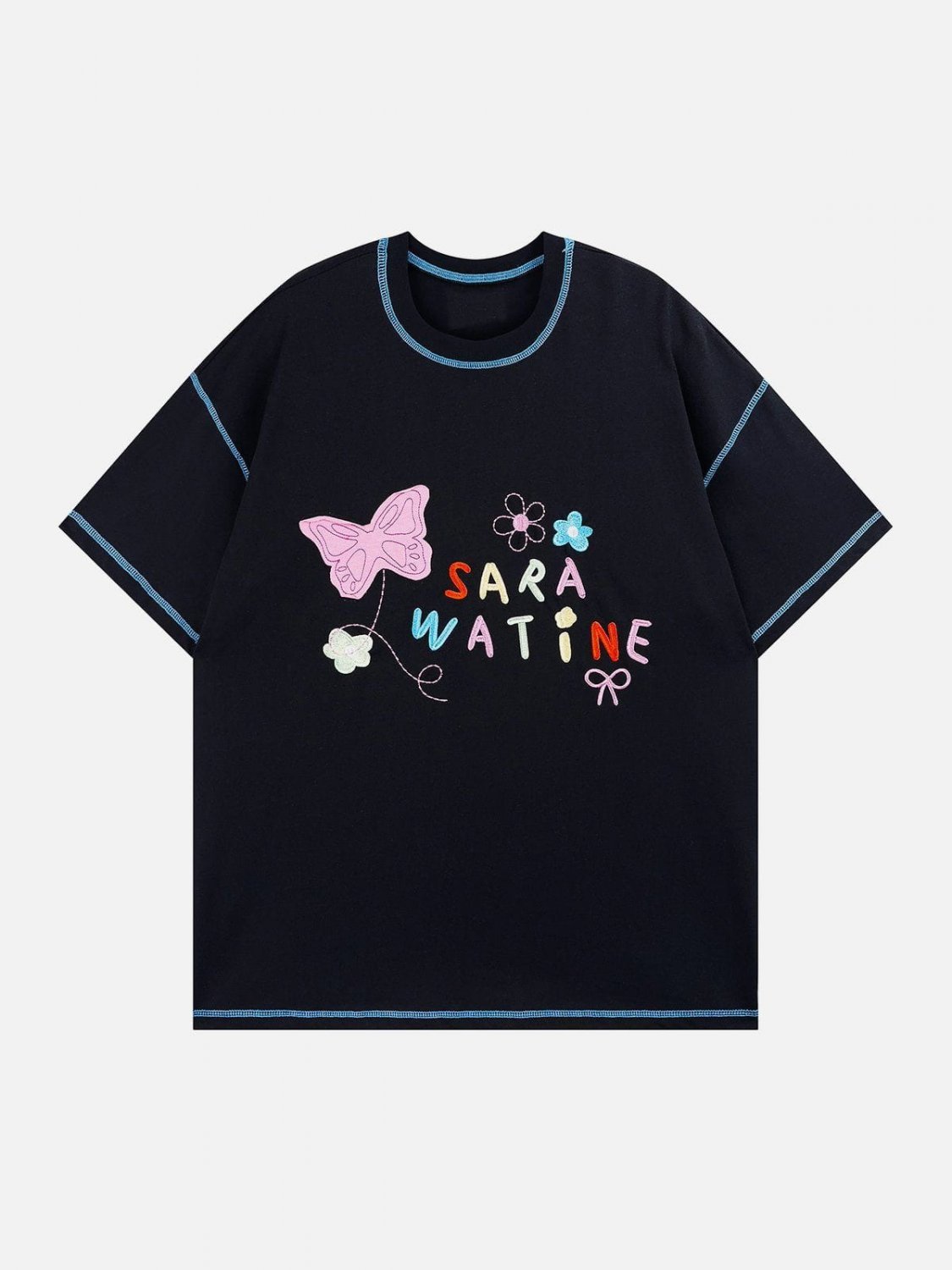 Butterfly Embroidery Tee