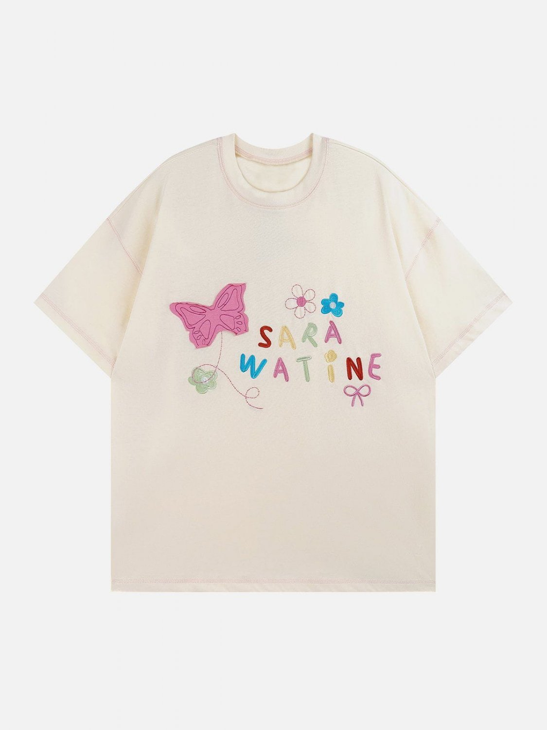 Butterfly Embroidery Tee