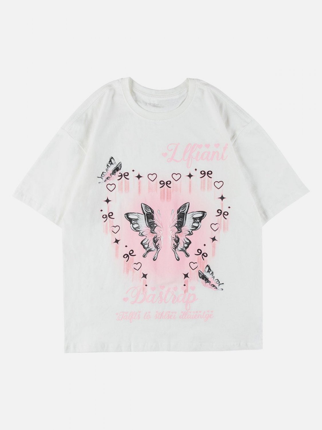 Butterfly Gradient Print Tee