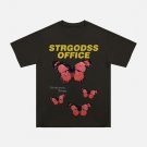 Butterfly Letter Cracked Print Tee