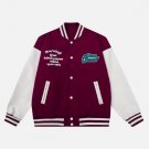 Butterfly Letter Flocked Jacket
