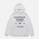 Butterfly Letter Print Hoodie