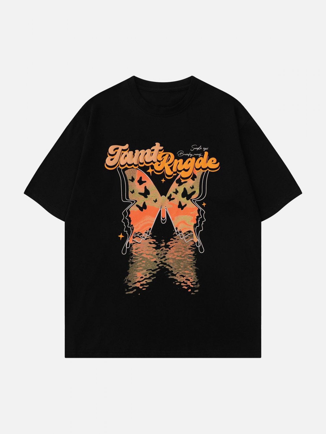 Butterfly Reflection Print Tee