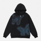 Butterfly Swoosh Print Hoodie