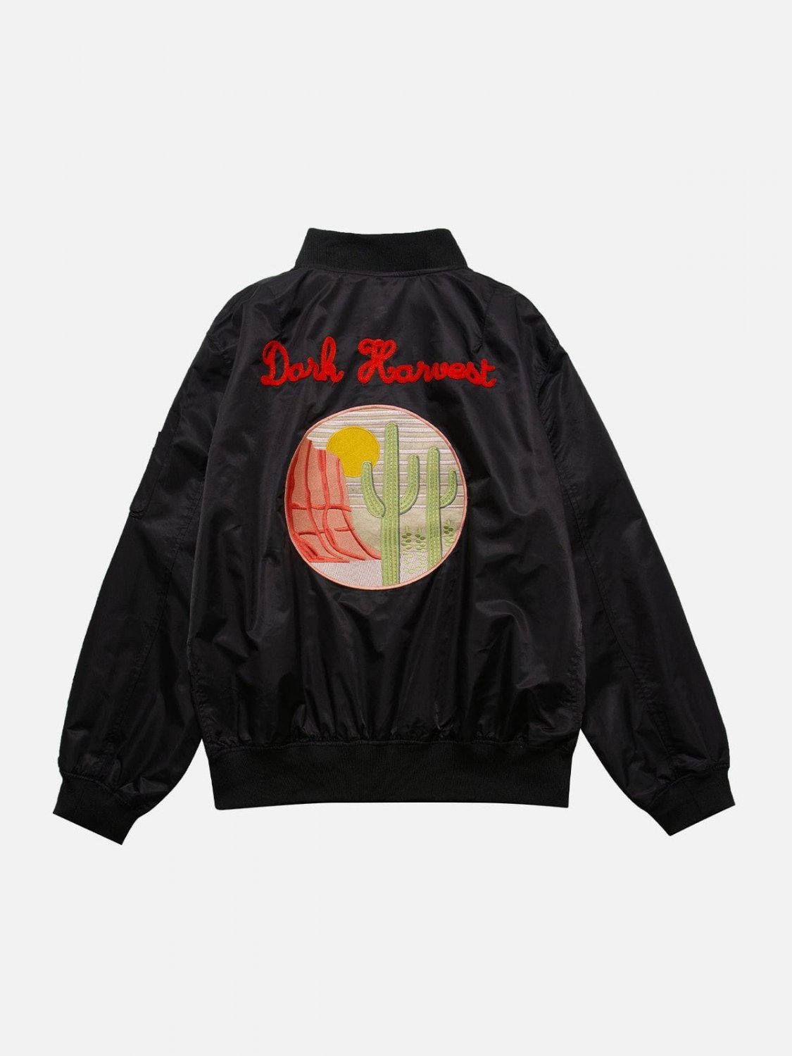 Cactus Pattern Embroidery Jacket