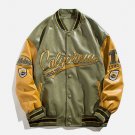 California PU Stitching Varsity Jacket