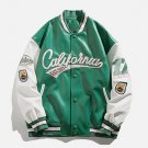 California PU Stitching Varsity Jacket