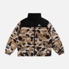 Camouflage Print Winter Coat