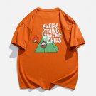 Camping Print Flame Elements Tee