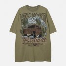 Car Print Washed Tee