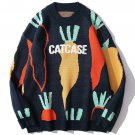 Carrot Pattern Knit Sweater