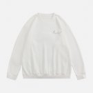 Cartoon Angel Print Sweatshirt
