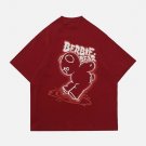 Cartoon Bear Print Tee