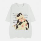 Cartoon Cat Print Tee