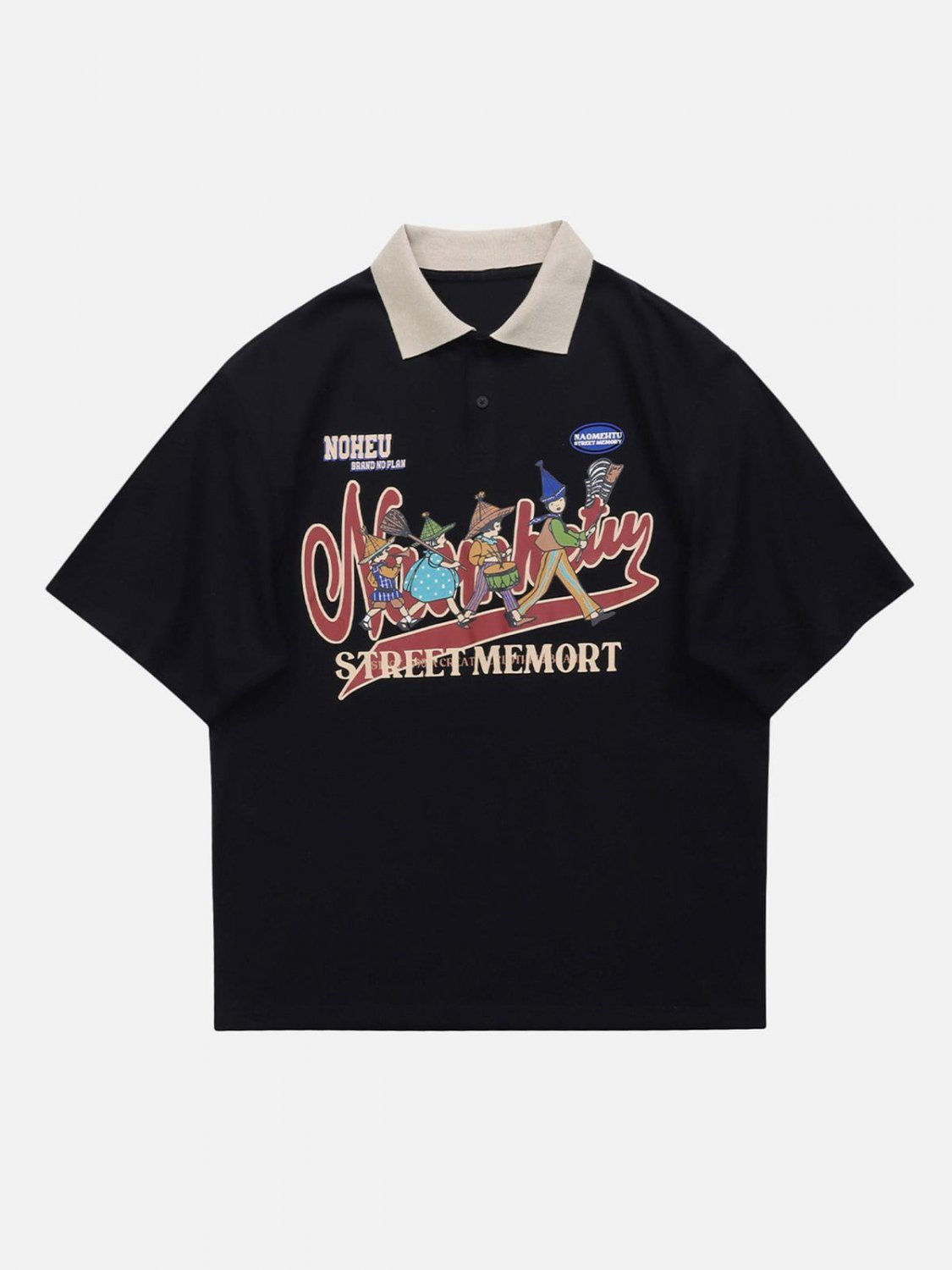 Cartoon Character Polo Tee